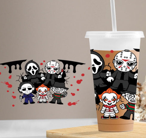 Horror friends cold cup