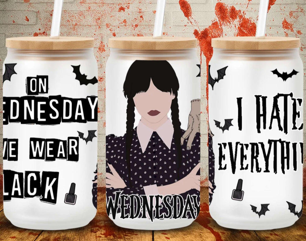 Wednesday We Wear Black Libby Glass