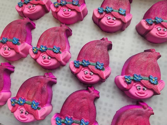 Pink troll bath bomb