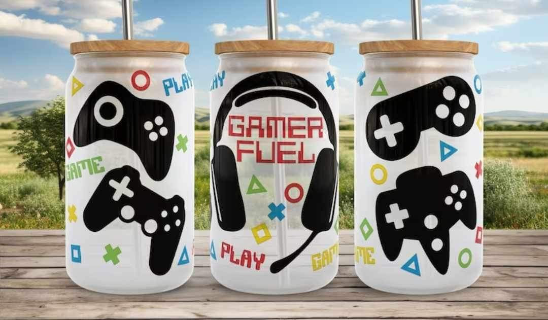 🎮 Gamer Fuel 🎮 Libby glass