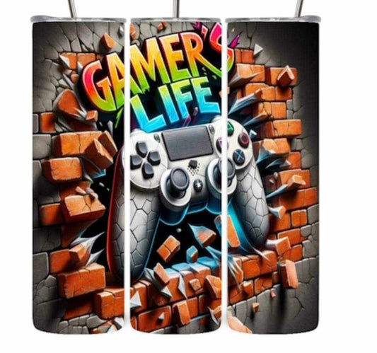 Gamer life tumbler