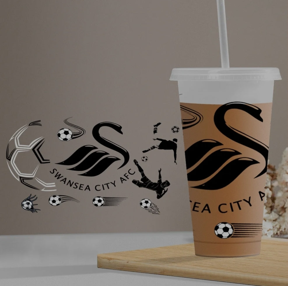 Swan football cold cup